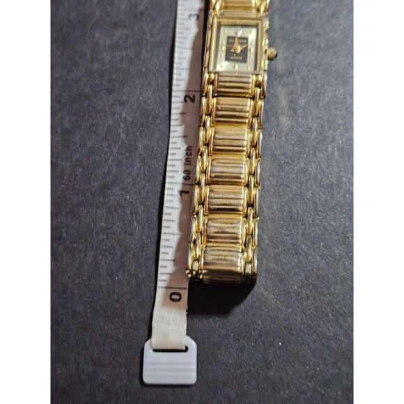 *Sale* Waltham gold tone watch with diamond accent main image 8